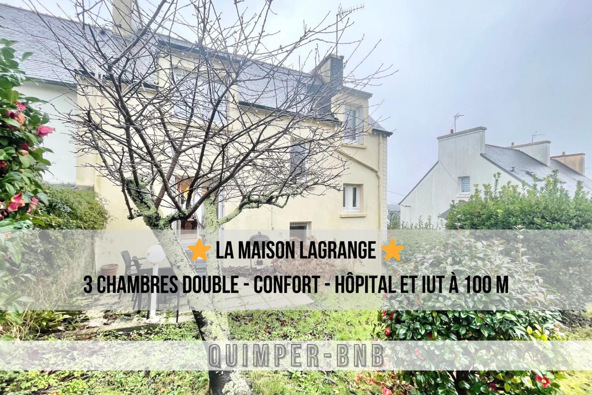 Maison Lagrange - 4 Chambres Quartier Iut Hopital Quimper Dış mekan fotoğraf